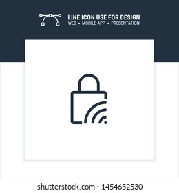 wireless protection icon design vector illustration