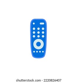 Wireless remote control icon in color, isolated on white background 