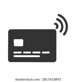 Wireless remote control with signal waves Vector, illustration