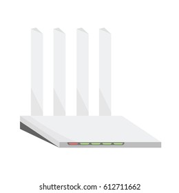 Wireless router have four antennas.