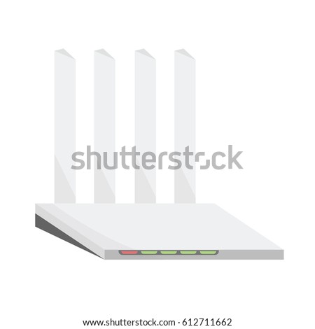 Wireless router have four antennas.