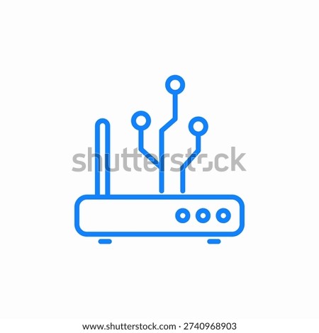 wireless router icon sign vector