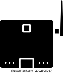 Ilustración vectorial de íconos de enrutador inalámbrico