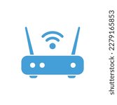 Wireless Router, Modem, Access Point icon illustration design