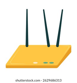 Roteador sem fio com três antenas