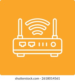 Wireless Router vector icon. Can be used for printing, mobile and web applications.