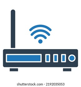 wireless Router Vector icon which is suitable for commercial work

