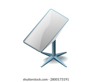Wireless Satellite Internet Antenna Global Network Connection Concept Illustration