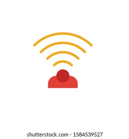 Wireless Sensor Icon. Simple Element From Smart Home Icons Collection. Creative Wireless Sensor Icon Ui, Ux, Apps, Software And Infographics.