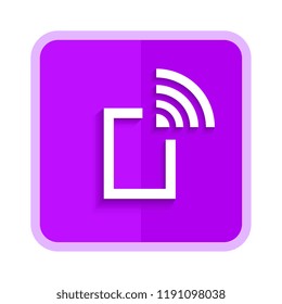 wireless sharing service. vector illustration 