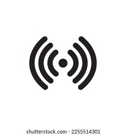 Wireless sign icon, vector illustration