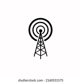 Wireless sign icon vector on a white background
