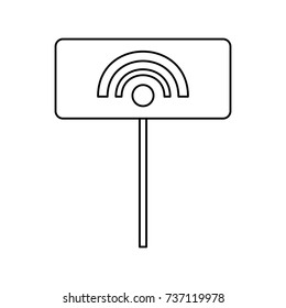  wireless  sign vector illustration