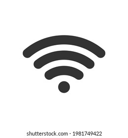wireless signal icon on a white background