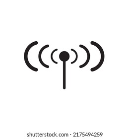 wireless signal icon or signal icon, suitable for application icons, social media, blogs, games, and so on