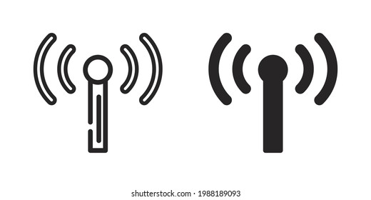 Wireless signal icon, Vector illustration eps.10