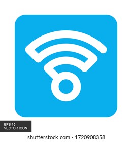 Wireless signal. Icon. Wifi . Vector illustration