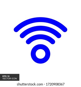 Drahtloses Signal. Symbol. WLAN . Vektorgrafik