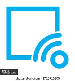 Wireless signal. Icon. Wifi . Vector illustration
