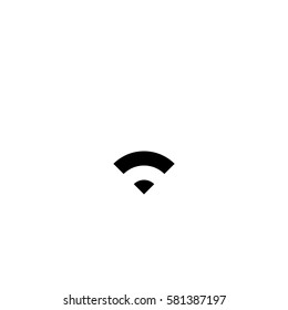Wireless signal indicator medium signal simple shape
