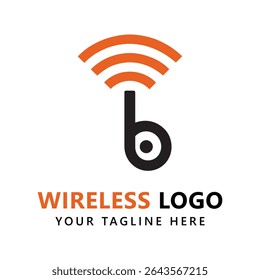Plantilla de diseño de logotipo de señal inalámbrica wifi
