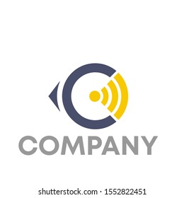 wireless signal logo wifi vector design template