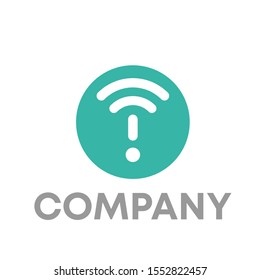 wireless signal logo wifi vector design template