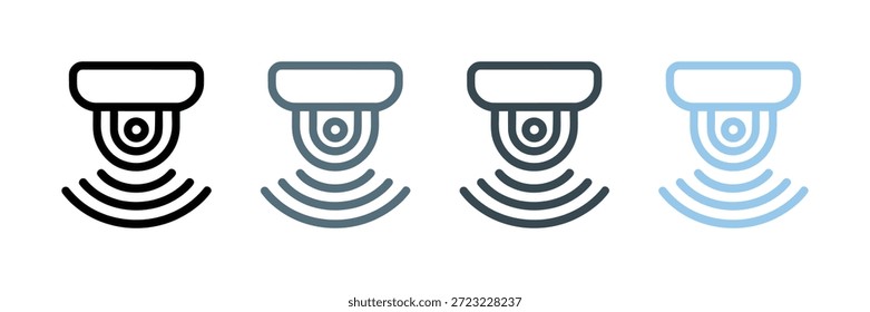 Wireless Signal Sensor Icon Set, Smart Technology Radar and WiFi symbol. vector illustration