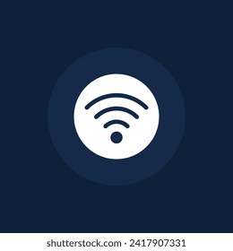 Wireless signal Wifi glyph icon,Transmitter sign vector graphics, a pictogram isolated on a white background. Suitable for Web Page, Mobile App, UI, UX and GUI design. eps 10.