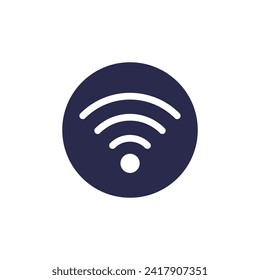 Wireless signal Wifi glyph icon,Transmitter sign vector graphics, a pictogram isolated on a white background. Suitable for Web Page, Mobile App, UI, UX and GUI design. eps 10.