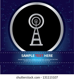 Wireless sign,vector