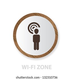 Wireless sign,vector