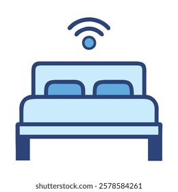 Wireless smart bed for sleep monitoring