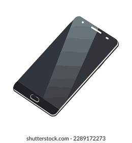 Wireless smart phone communication technology icon isolated