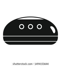 Wireless smart speaker icon. Simple illustration of wireless smart speaker vector icon for web design isolated on white background