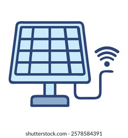 Wireless solar panel for energy efficiency