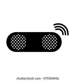 wireless Speaker icon, vector illustration.