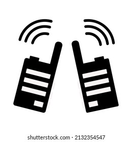 Wireless speaker, stereo. High quality black style vector icons