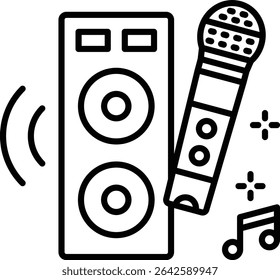Wireless speaker vector icon. Can be used for printing, mobile and web applications.