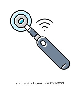 wireless stethoscope health tech color icon vector. wireless stethoscope health tech sign. isolated symbol illustration