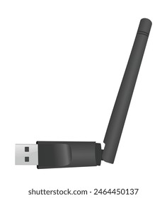 Wireless stick antenna. vector illustration