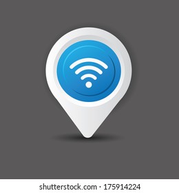 Wireless symbol,vector