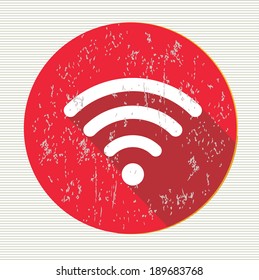 Wireless symbol,vector