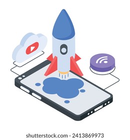 Wireless-Technologie-flaches Symbol