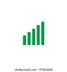 wireless technology green icon