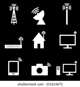 Wireless technology icon