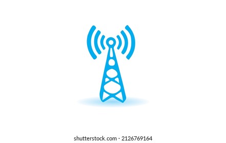 Wireless Technology radio tower.Great illustration of a radio tower. Perfect for business or telecommunications article. EPS and JPEG files included.