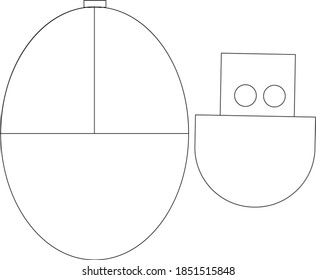 Ratón USB inalámbrico aislado sobre fondo blanco plano. Ilustración vectorial de material.