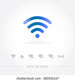 Wireless vector icon.