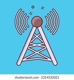 wireless Vector illustration on a transparent background. Premium quality symmbols. Vector line flat icons for concept and graphic design.
